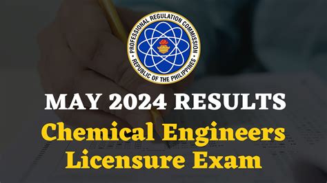 RESULTS: May 2023 Chemical Engineers Licensure .